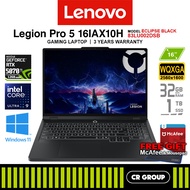 [Free McAfee]Lenovo Legion Pro 5 16IAX10H - Core Ultra 9-275HX - RTX 5070 Ti - 32GB RAM - 1TB SSD (3