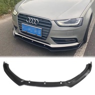 Front Bumper Lip Spoiler Side Splitter Diffuser Protection Body Kit For Audi A4 B8.5 2013-2016 Car Accessories Carbon Fi