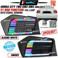 Honda City TMO GM2 GM3 2008 - 2013 V1 RGB Function Tail Lamp With Signal Running