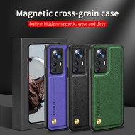 Car Magnetic Holder Leather Case For Xiaomi Mi 12t Pro 11T 5G Xiaomi 12TPro 11TPro 12 11 T Camera Shockproof Cover Fundas