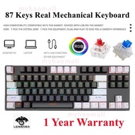 RGB Leaven RGB 87 Keys Mix Keycap Color True Mechanical Gaming Keyboard/Keyboard/RGB Keyboard/PC Key