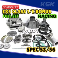 Block+Head Ex5 Class 1/E-Bonus Spec 53/56 Combo Set Full(blok class1 ebonus 53 56 racing combo set d
