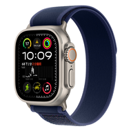 Apple Watch Ultra 2 配S/M越野錶環  鈦金屬原色錶殼 + 藍色越野錶環  49mm  GPS + Cellular