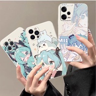 Hatsune Miku Anime Cartoon Casing For Samsung Galaxy A55 A35 A16 A15 A32 A24 A22 A14 A54 A53 A34 A12