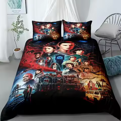 Strange Duvet Cover Throw Blanket King Queen Double Full Twin Single Blanket not including pillow ca