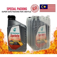 【Hot Stock】Petronas F700 4T 15w50 SN SEMI guaranteed original FREE STICKER