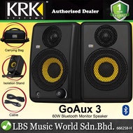 KRK GoAux 3 Portable Bluetooth Studio Monitor Speaker with Carrying Bag and Isolation Stand (Go Aux 