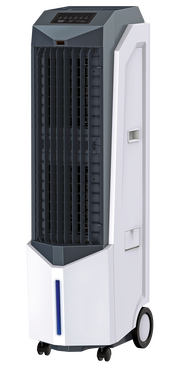 Imarflex伊瑪牌14L電子式可移冰冷風機(附遙控)ICF-140R - 白色配黑色