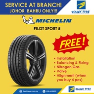 Michelin Tyres/Tayar Pilot Sport 5 225/40R18 235/40R18 235/45R18 235/50R18 245/40R18 245/45R18 255/4