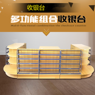 Wooden Cashier Wooden Plank Wine Cabinet Counter Convenience Store Pharmacy Supermarket Corner Small Detachable Money Collecting Desk