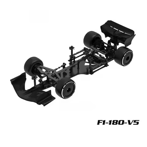 Team Saxo 1/10 F1‑180‑V5 New F1 Formula Chassis RC Racing Car Frame Remote‑Control F1 On‑Road Upgrad