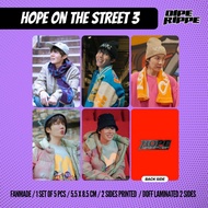 Bts PHOTOCARD - HOPE ON THE STREET J-HOPE Hobby HOSEOK