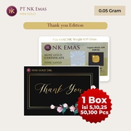 5pcs Nk Mini Gold 0.05 Gram (Thank You Edition8)
