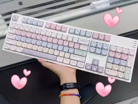 Korean Keycap French Azerty Candy 130Key MOA Cherry PBT MX Mechanical Keyboard Japanese KR/JP/FR Cut