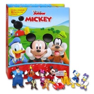 My Busy Book Mickey Mouse Clubhouse includes a Storybook, 10 Disney Figurines and a Giant Playmat [P