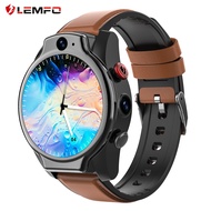 LEMFO LEM14 Smart Watch 4G SIM Card Android 10 Face ID 4G 64G 5ATM Waterproof 1100 mAh Battery Dual Camera GPS