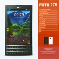 Promo murah cuci gudang Hp JAVA Mito 275 Passport Qwerty Touchscreen 4inch - bluetooth - dual sim -