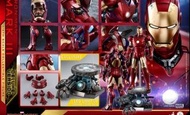 Hottoys qs012 ironman 鋼鐵俠 1/4 mark 3 iii deluxe special edition 特別版 連地台 hot toys