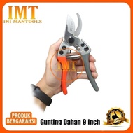 New New Kapusi Gunting Dahan Elite Gemuk Orange Abu Gagang Karet SK-5 9 inch K-8651 Berkualitas