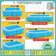 kolam mamdi budak kid pool kolam renang kolam mandi 3 Ring kolam renang mainan mandi besar budak