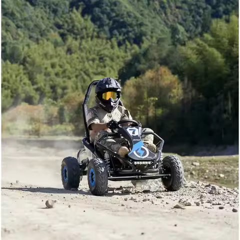 Highper Drift Cart for Adult Electric Go Kart Race Cross Buggy Offroad Go Karts Sand Buggy Electric 
