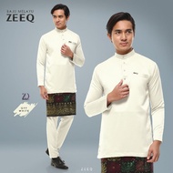 Baju Melayu Slim Fit Putih Nikah Sanding Bertunang