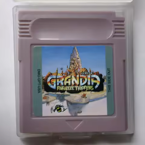 Battery Saving Card Grandia Parallel Trippers Cartridge for GBC GBA SP English Console Tool