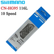 SHIMANO CN-HG95 For DE XT 10 Speed MTB Road Mountain Bike Chain 116L With Quick Link HG95 10 Speed B