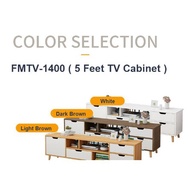 🔥BEST SELLING🔥4 Feet 5 Feet TV cabinet Rak Tv console Almari Tv Media Storage Cabinet KABINET TELEVISYEN KABINET TV