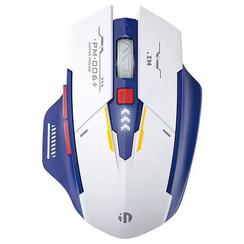 Inphic F9 Mecha Edition Wireless 2.4G Silent Rechargeable Mouse LED Light Mouse For Computer PC Lapt