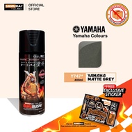 Samurai Y747 Yamaha Matte Grey Yamaha Colour - Aerosol Coating Spray Paint for Automotive Car Motorc