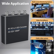 4K HDMI to 4xSDI/3G-SDI Converter 1080P 3G-SDI for SDI/HD Displays and SDI Cameras