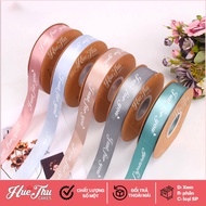 2.5cm Just For You ribbon (40m roll) to decorate birthday cakes, jelly cakes, and gift wrapping