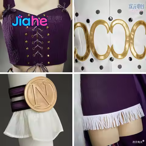Nico Robin Anime OP Cosplay Women Miss All Sunday Live action film television Costume hat cloak skir