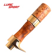 LureSport Burl wood Aluminum reel seat Rod Building Component spinning casting reel seat Repair Pole