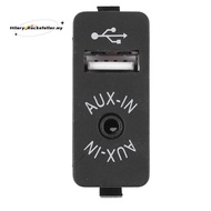 Car USB AUX In Plug Auxiliary Input Socket Adapter for  E81 E87 E90 F10 F12 E70 X4 X5 X6