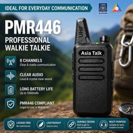 SIRIM Approve Asia Talk PMR446 Free License walkie-talkie with 8 channels USB rechargeable battery p