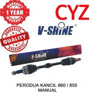 V-SHINE Drive Shaft PERODUA KANCIL 660 (AUTO/MANUAL), KANCIL 850 MANUAL (1 YEAR WARRANTY)