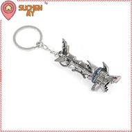 SUCHENMY Jinx Keychain, Game League of Legend Arcane Arcane Necklace Jewelry,  Game Accessories Meta