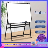 AUS ZG Standing White Board Foldable 360 Degrees Magnetic Whiteboard | Dual-side | Adjust Height & A