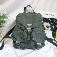 Prada classic nylon backpack  Prada 背包 Prada 背囊 軍綠色