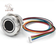 R503-5V RGB LED DC5V UART MX1.25-6Pin Waterproof Capacitive Fingerprint Module Sensor Scanner for  A