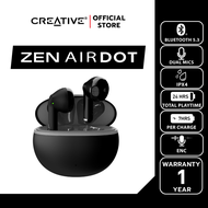 CREATIVE หูฟัง ZEN AIR DOT หูฟังอินเอียร์ หูฟังบลูทูธไร้สายแบบ TWS กันน้ำ IPX4 ควบคุมแบบสัมผัส USB-C