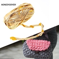 NONEDYODYE9I Yarn Ball For T-Shirt Magic Color Shiny Sewing Imitation Leather