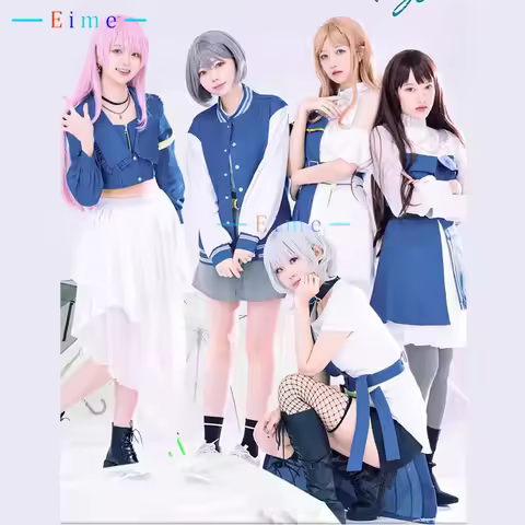 Game BanG Dream MyGO Rana Kaname Anon Chihaya Soyo Nagasaki Cosplay Costume Halloween Carnival Unifo