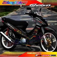 Suzuki SHOGUN 125 R TECHNO Variation STRIPING/SUZUKI SHOGUN 125 R Motorcycle Sticker