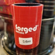 45mm 45 mm 1.75" Forged Racing Silicone Red Straight Hose