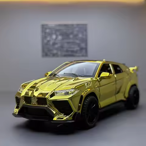 1:32 Lambor URUS LP750-4 Alloy Sports Cars Models Diecast Toys Pull Back Light Sound Miniature Vehic