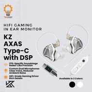 KZ Axas Type C IEM Gaming Earphone HiFi USB Type C with Detachable Cable Mic