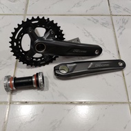 Shimano Deore M5100 Double Chainring 26 36 T MTB Bike Crank Set